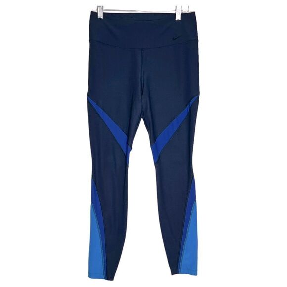 NIKE LEGGINGS Blue Size S - Picture 1 of 5